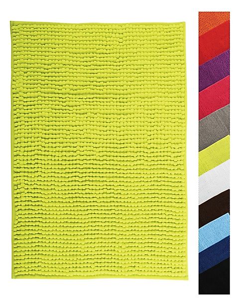 MSV Badematte CHENILLE, Höhe 12 mm, günstig online kaufen