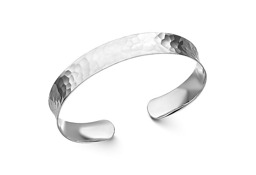 Materia Armreif Damen Silber offen gehämmert SA-18, 925 Sterling Silber, rh günstig online kaufen