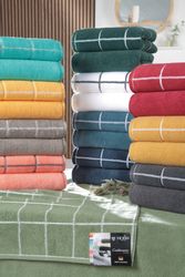 ROSS Duschtuch Uni, Frottier (1-St), Überkaro günstig online kaufen