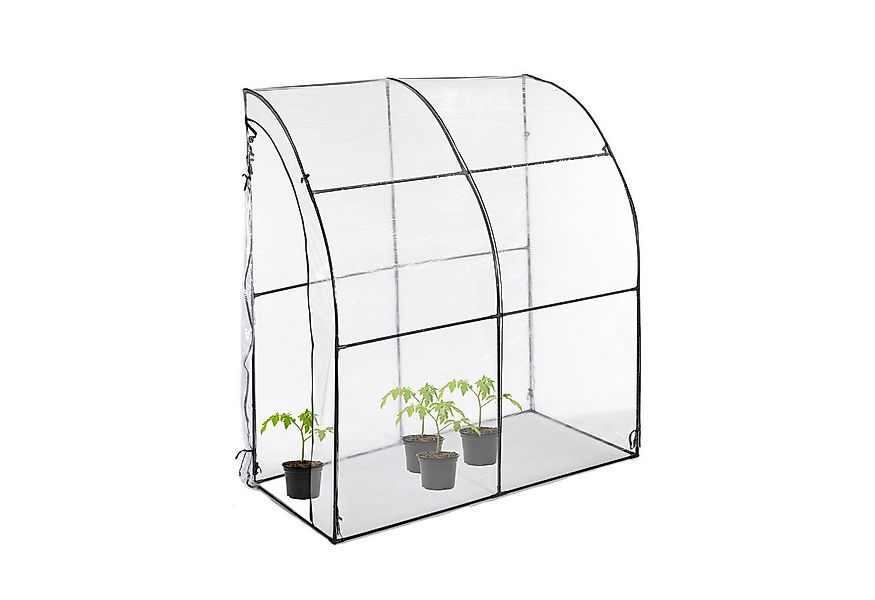 relaxdays Foliengewächshaus Begehbares Tomatengewächshaus mit Folie günstig online kaufen