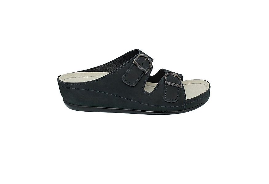 BERKEMANN Berkemann LÜNEBURG Pantolette, Nubuk, dunkelblau, Weite E-H 00742 günstig online kaufen