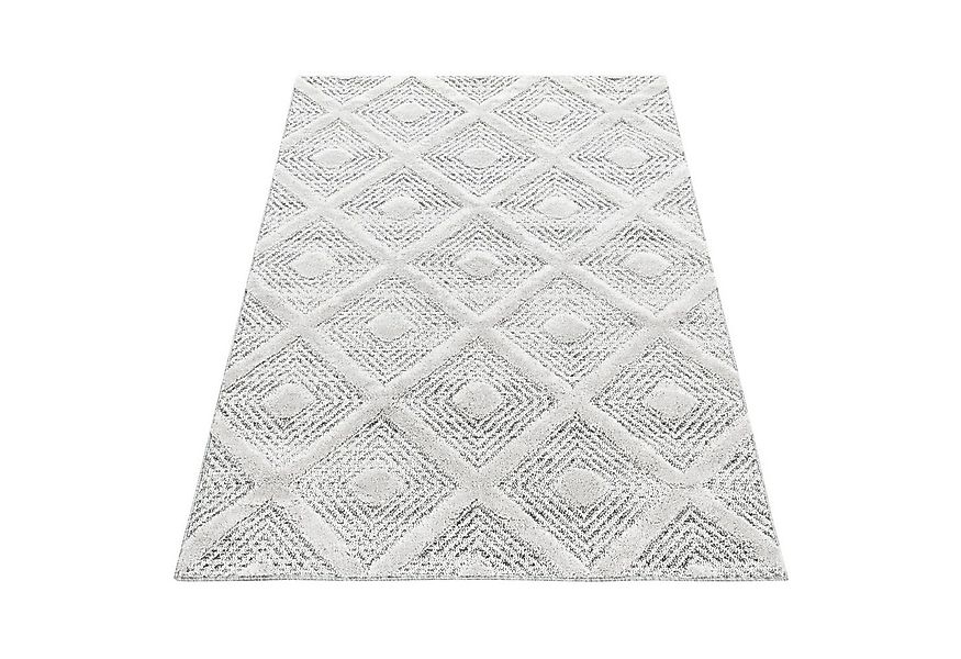 Stilvoll Günstig Hochflor-Teppich Teppich für den Flur oder Küche Geometris günstig online kaufen