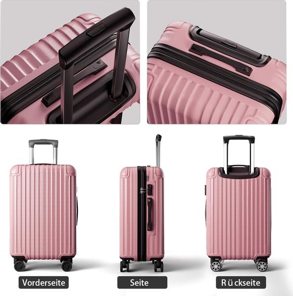 Abistab Hartschalen-Trolley Handgepäck Koffer&Trolley ABS-Material, 4 günstig online kaufen