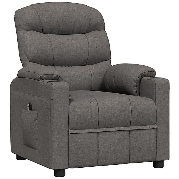 vidaXL Sessel Relaxsessel Elektrisch Dunkelgrau Stoff günstig online kaufen
