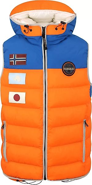 Napapijri Bodywarmer Shackleton Orange - Größe M günstig online kaufen