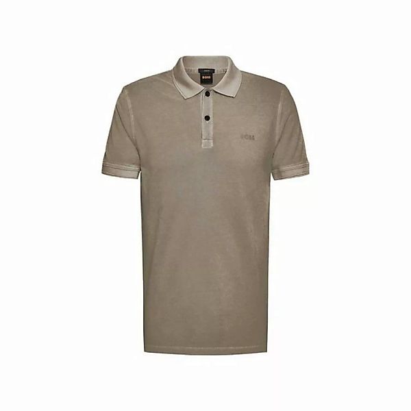 HUGO Poloshirt beige passform textil (1-tlg) günstig online kaufen