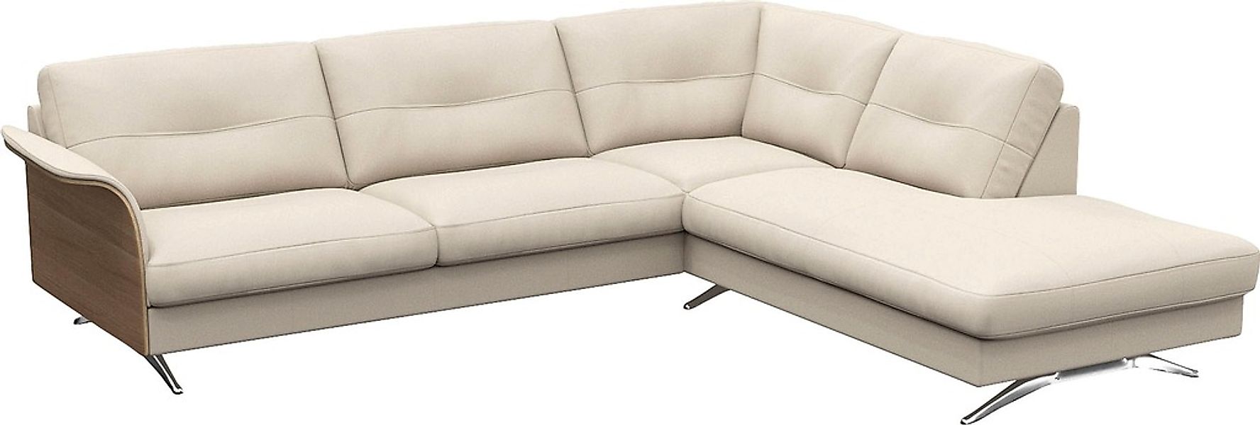 FLEXLUX Ecksofa "Glow, super bequem durch hochwertigem Sitzaufbau mit Feder günstig online kaufen