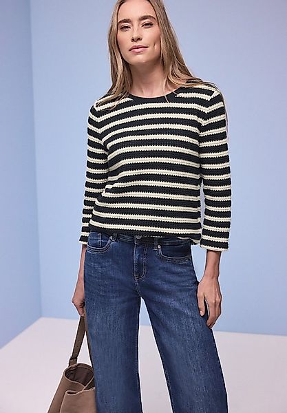 STREET ONE 3/4-Arm-Shirt mit U-Boot-Ausschnitt günstig online kaufen