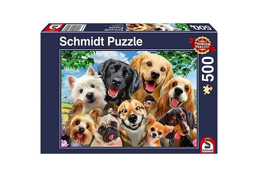 Schmidt Spiele Puzzle Hunde-Selfie (Puzzle), 599 Puzzleteile günstig online kaufen