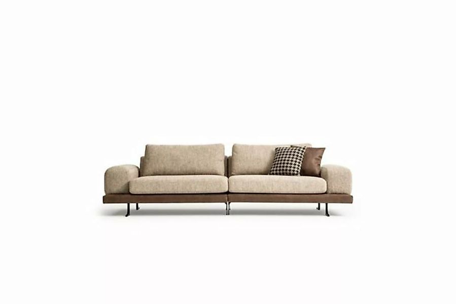 JVmoebel Sofa Beiges Sofa Luxus Dreisitzer Moderner Stil Wohnzimmer Couch, günstig online kaufen