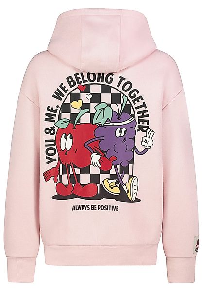 SUBLEVEL Hoodie mit Frucht-Motiv und Schriftzug günstig online kaufen
