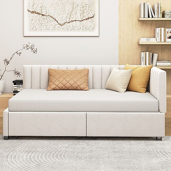 REDOM Polsterbett Schlafsofa, Multifunktionsbett (Ausziehbares Schlafsofa, günstig online kaufen