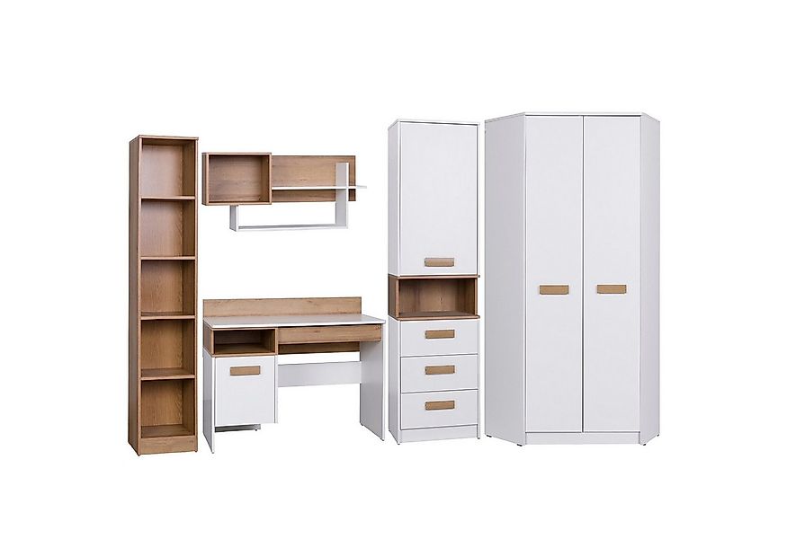 Marmex Möbel Mehrzweckschrank-Set Grant SET 04 Jugendzimmer Set Kinderzimme günstig online kaufen