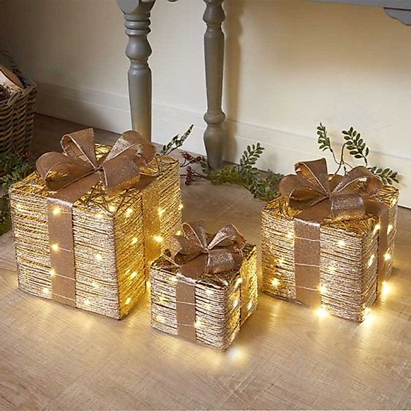 Smart Garden Weihnachtsszene Champagne Braid Geschenkboxen-Set günstig online kaufen