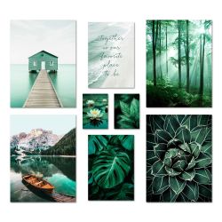 ARTFAVES Bilder-Collage Poster Set - Petrol günstig online kaufen