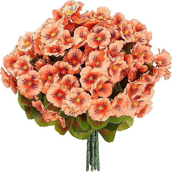 Kunstblumenstrauß 4 Bündel Künstliche Blumen Geranie günstig online kaufen