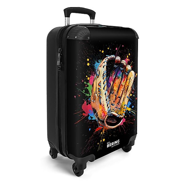 NoBoringSuitcases.com© Hartschalen-Trolley Baseballhandschuh mit Graffiti 5 günstig online kaufen