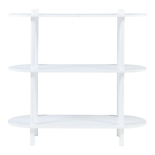 en.casa Bücherregal, »Øvre« 76,5x80x30 cm 3 günstig online kaufen