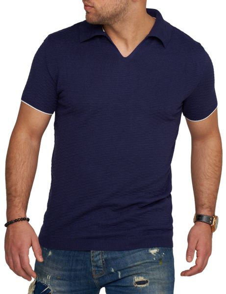 CARISMA Poloshirt CRMACEIO Strick Kurzarm Polo günstig online kaufen