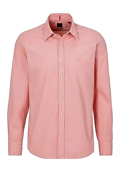 BOSS ORANGE Langarmhemd Relegant mit BOSS Stickerei günstig online kaufen
