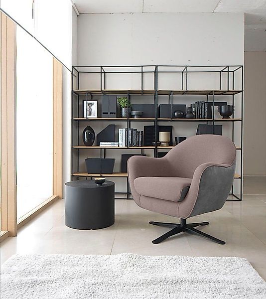 TRENDMANUFAKTUR Drehsessel Mira, Loungesessel, in zeitlosem, günstig online kaufen
