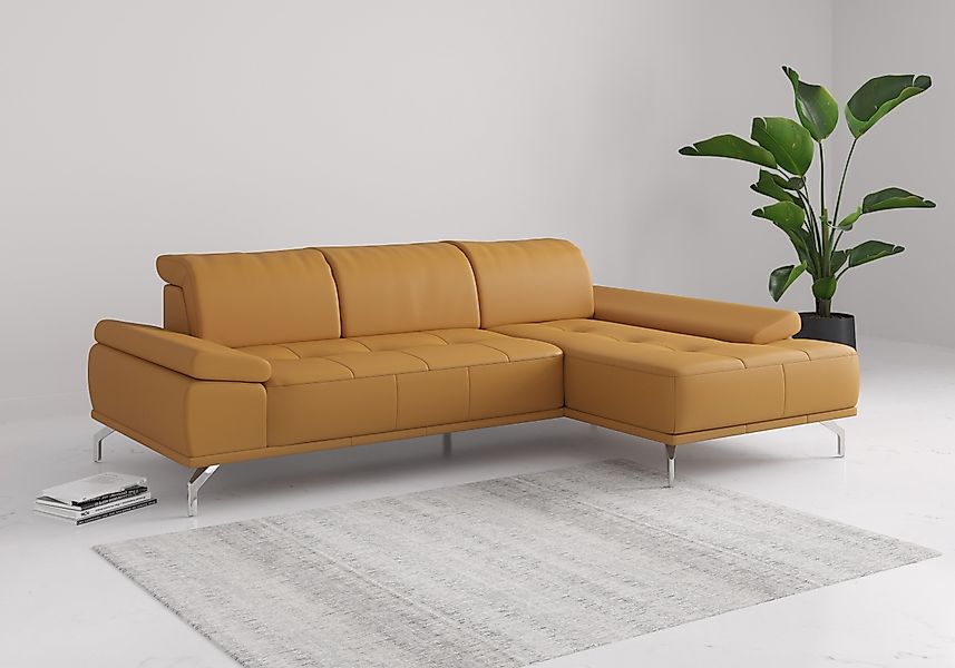 Places of Style Ecksofa Caluna, Inkl.Sitztiefenverstellung günstig online kaufen