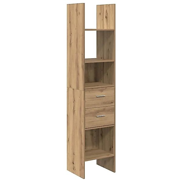vidaXL Bücherregal Artisan-Eiche 40 x 35 x 180 cm Holzwerkstoff 875440 günstig online kaufen