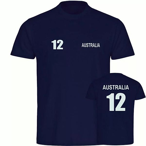 multifanshop T-Shirt Herren Australia - Trikot 12 - Männer günstig online kaufen