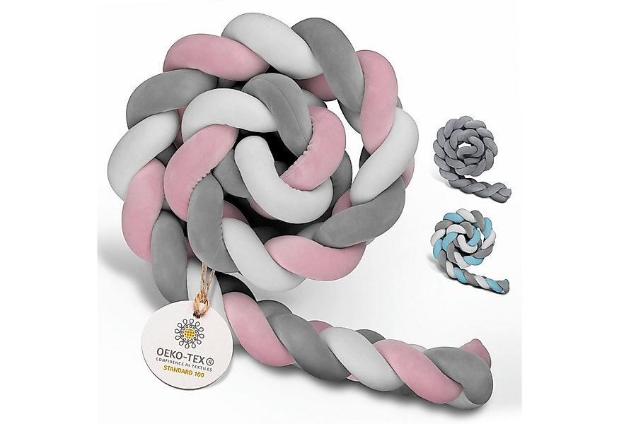 Amandi Bettnestchen - Bettschlange - 2m Bettumrandung fürs Babybett - labor günstig online kaufen