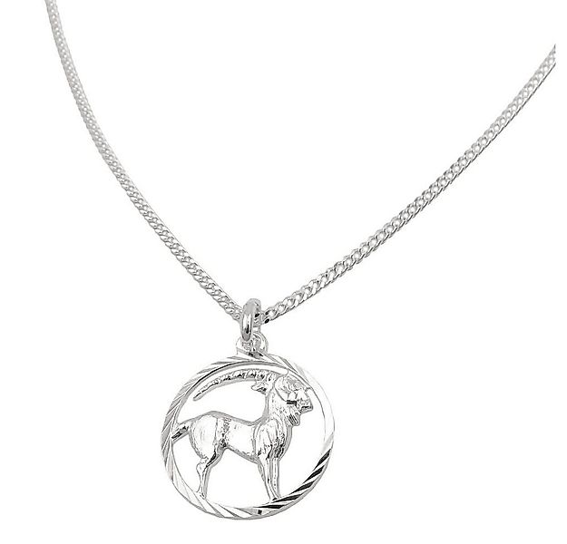 Schmuck Krone Kettenanhänger Anhänger Sternzeichen Steinbock mit 1,4mm Kett günstig online kaufen