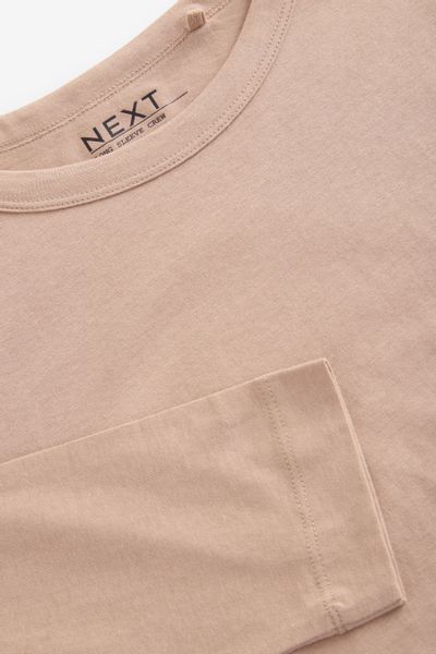 Next Langarmshirt T-Shirt aus 100 % Baumwolle günstig online kaufen