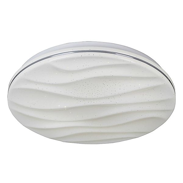 Näve LED-Deckenleuchte Austin Smart Home Weiß Ø 38 cm x 6 cm günstig online kaufen