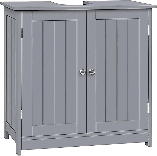 Woltu Waschbeckenunterschrank (1-St) Badezimmerschrank mit 2 Türen, 60x60x3 günstig online kaufen