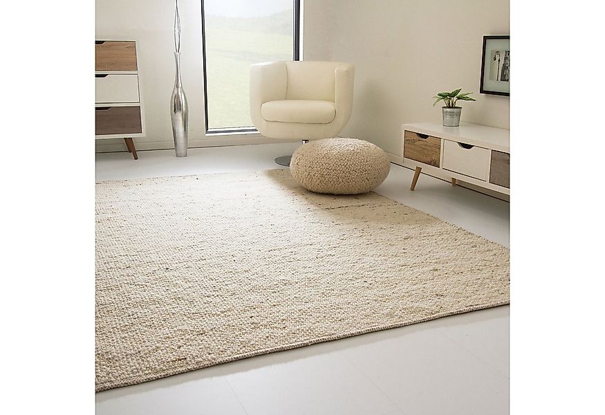 Steffensmeier Wollteppich Birgsau, Rechteckig, Handwebteppich, Handweb Tepp günstig online kaufen