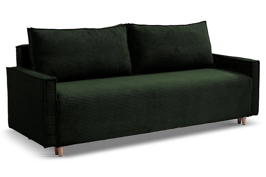 Ankado24 Schlafsofa Poso mit Bettfunktion und Bettkasten - Skandinavischer günstig online kaufen