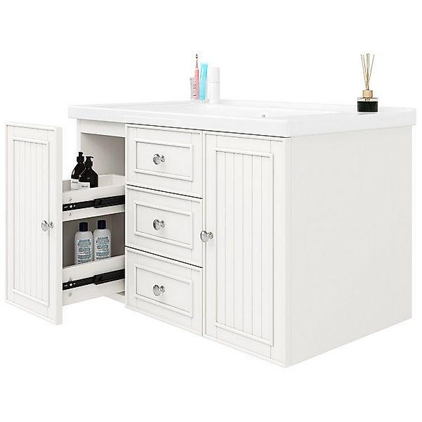 i@home Waschbeckenunterschrank Unterschrank, Badezimmerschrank, mit 3 Schub günstig online kaufen