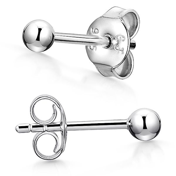 Materia Paar Ohrstecker Damen Silber Kugel günstig online kaufen