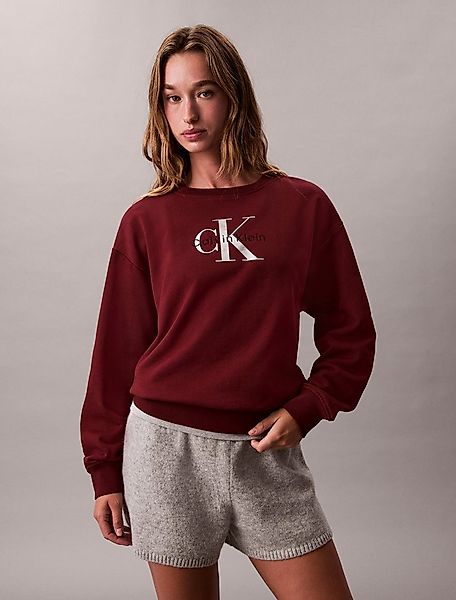 Calvin Klein Jeans Sweatshirt LS MONOLOGO FRENCH TERRY RLXD CR, Logoschrift günstig online kaufen