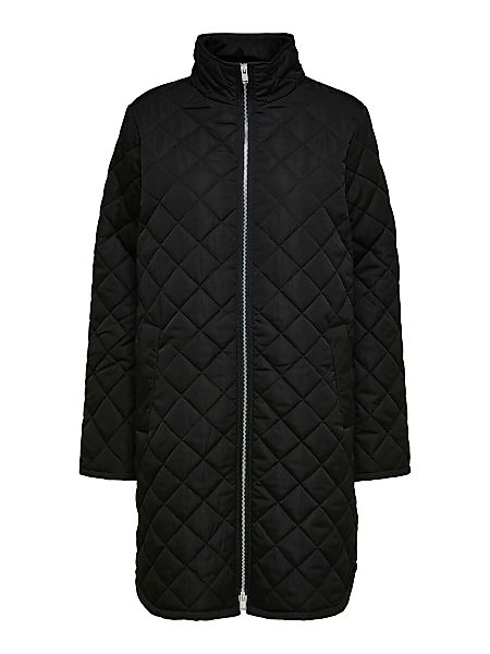 SELECTED Stepp- Mantel Damen Schwarz günstig online kaufen