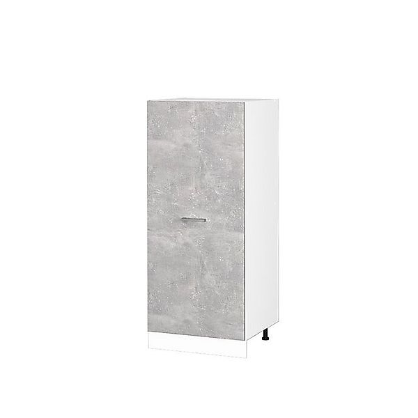 Vicco Hochschrank R-Line Küchenkommode Beton/Weiß 60 cm günstig online kaufen