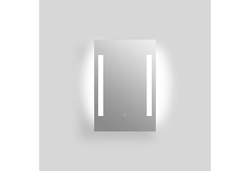 welltime LED-Lichtspiegel Plaza, mit Lichtfarbenwechsler und Dimmschalter, günstig online kaufen