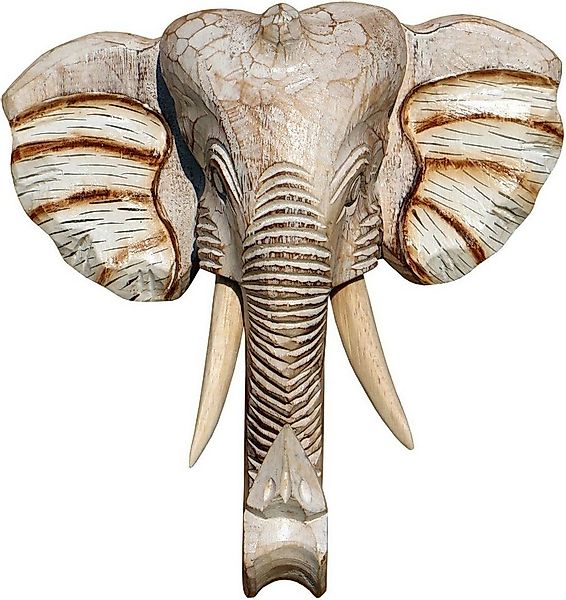 Wogeka Wanddekoobjekt Wand-Maske Elefantenkopf zum aufhängen Afrika Elefant günstig online kaufen
