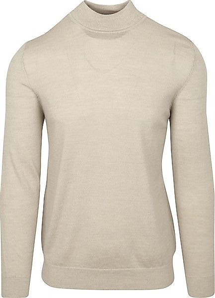 Profuomo Turtleneck Merino Pullover Ecru - Größe S günstig online kaufen