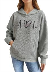PYLIKE Kapuzenpullover Damen Langarm Kapuzenpullover mit günstig online kaufen