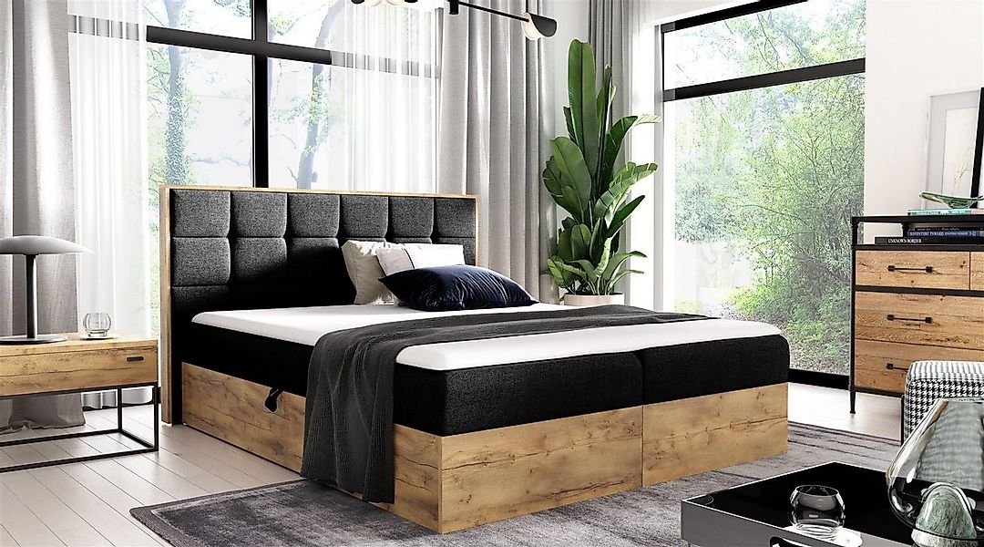 Fun Möbel Boxbett Schlafzimmerbett KALYPSO SPEED in Stoff Faro (inkl. Kalts günstig online kaufen