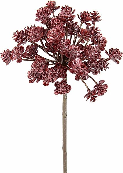 I.GE.A. Kunstblume "Dill", Metallic-Distelzweig, Kunstzweige, 3er Set günstig online kaufen