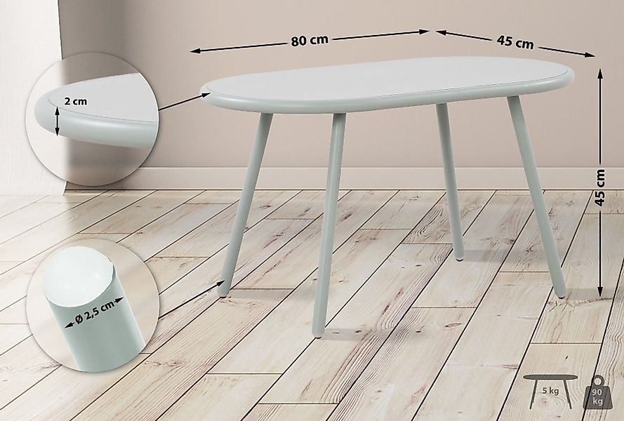 CLP Couchtisch Velva, Loungetisch wetterbeständig und günstig online kaufen