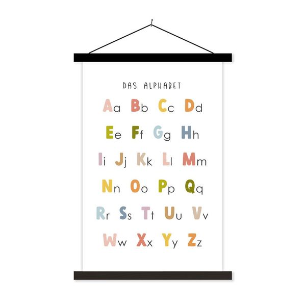 MuchoWow Poster Pädagogisch - Alphabet lernen günstig online kaufen