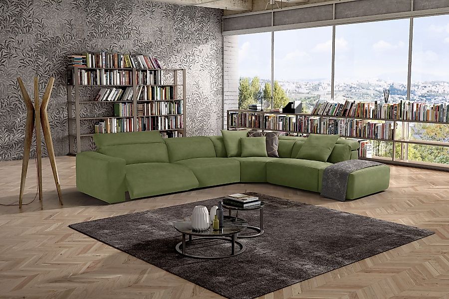Egoitaliano Ecksofa »Beverly, extravangantes Designsofa mit erstklassigem S günstig online kaufen