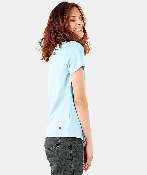 Damen Basic T-shirt Aus Reiner Bio-baumwolle günstig online kaufen